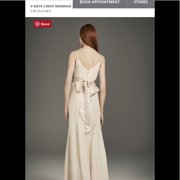 White by Vera Wang bridesmaid dress - Picture 3 of 4